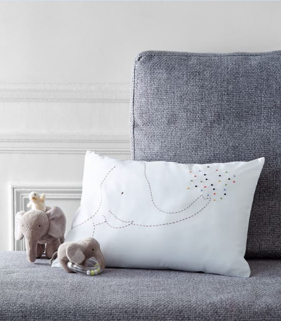 Coussin Zoo de Vincennes par Jacadi