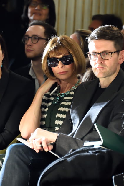 Anna Wintour, undercover au défilé Atelier Versace