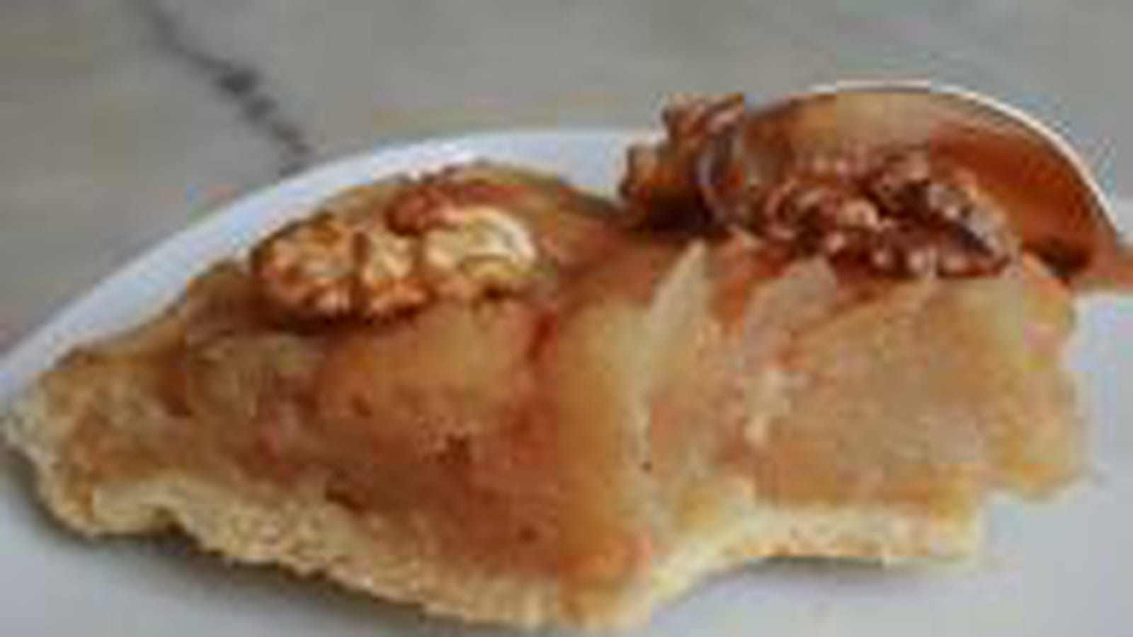 Tatin pomme-coing aux noix