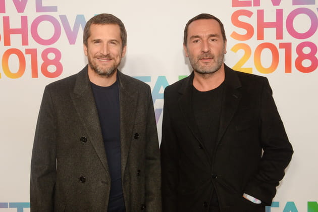 Guillaume Canet et Gilles Lellouche au d&eacute;fil&eacute; Etam