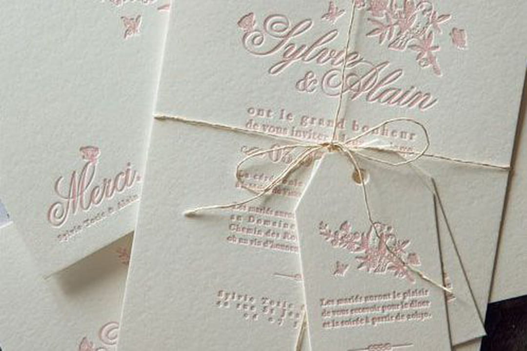 Un faire-part de mariage élégant