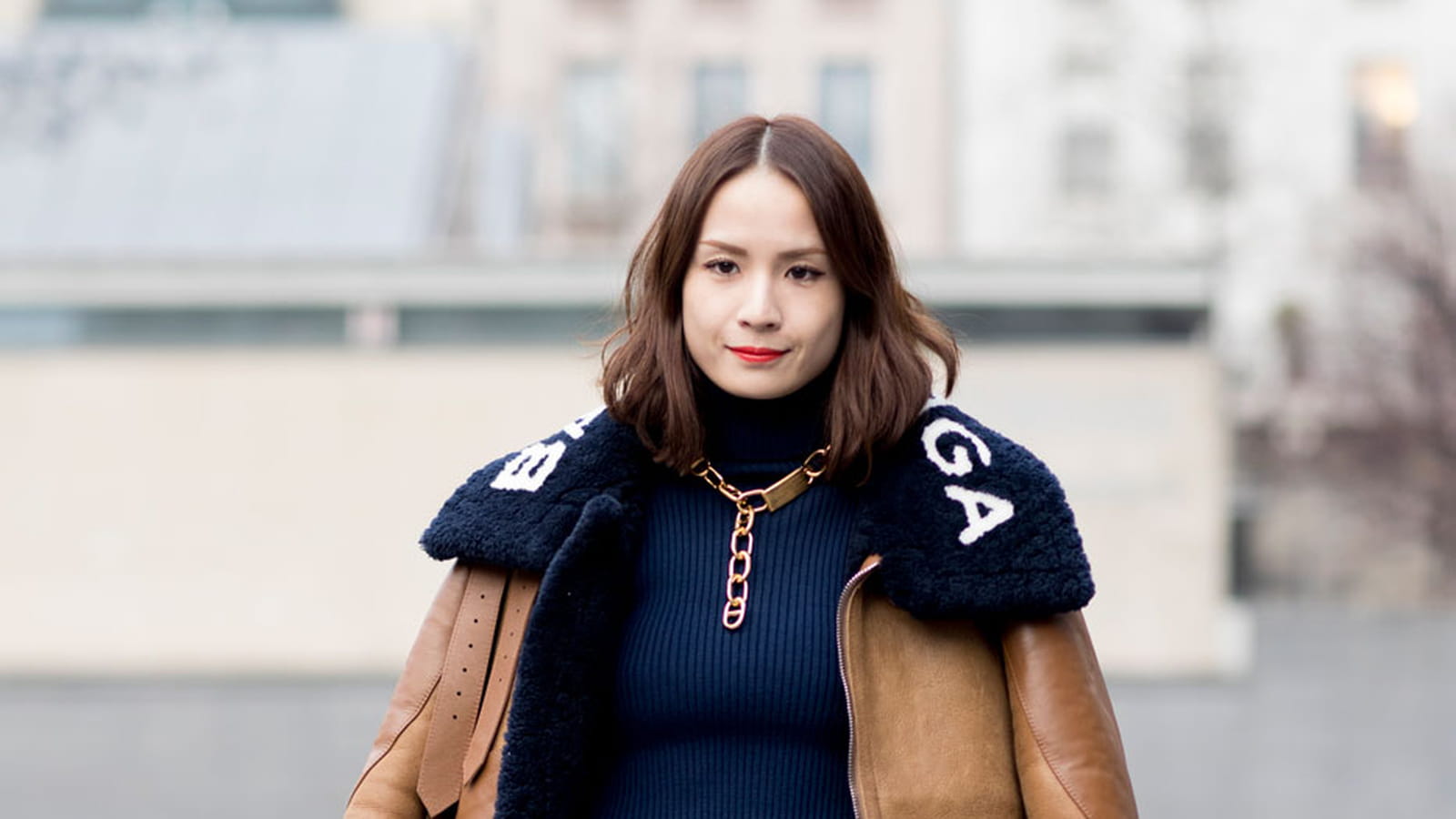 Le blouson shearling 