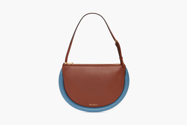 Sac &agrave; main en cuir lisse