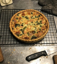 Quiche au saumon fumé et agrumes : la recette du Chef Rodrigo : Etape 4