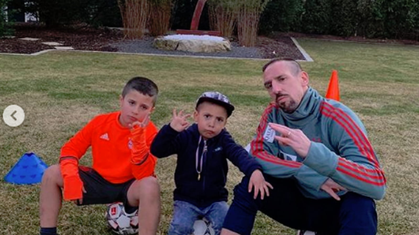 Franck Ribéry, Seif el Islam et Mohammed Ribery