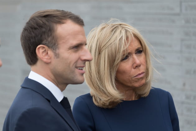 Brigitte et Emmanuel Macron, concentrés en Argentine