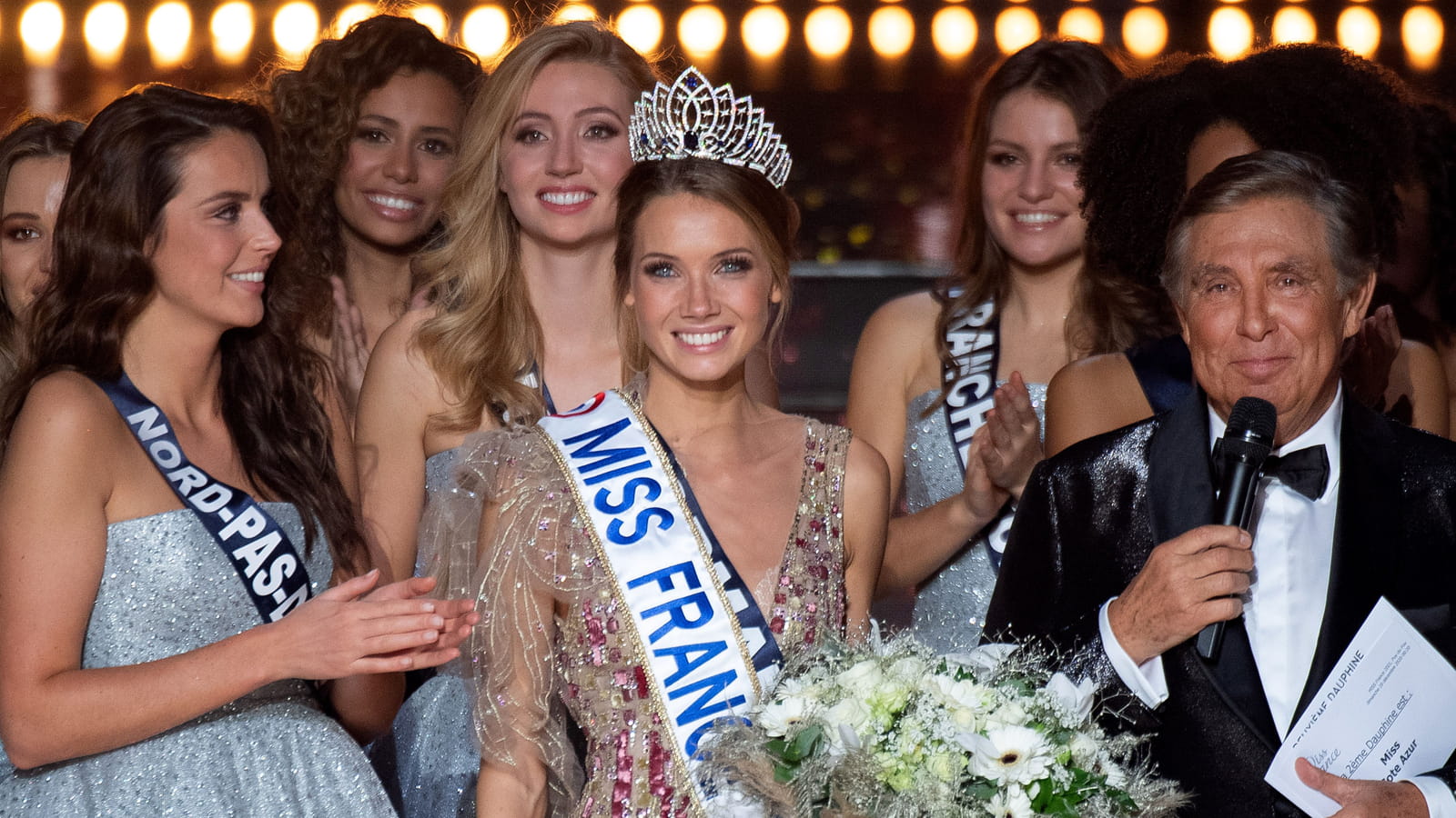 Amandine Petit et Jean-Pierre Foucault