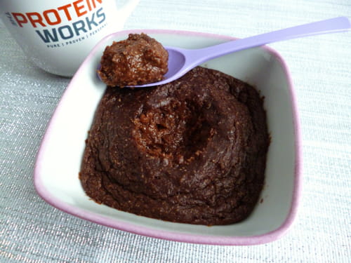 Bowl cake hyperprotéiné chocolat noisette amande