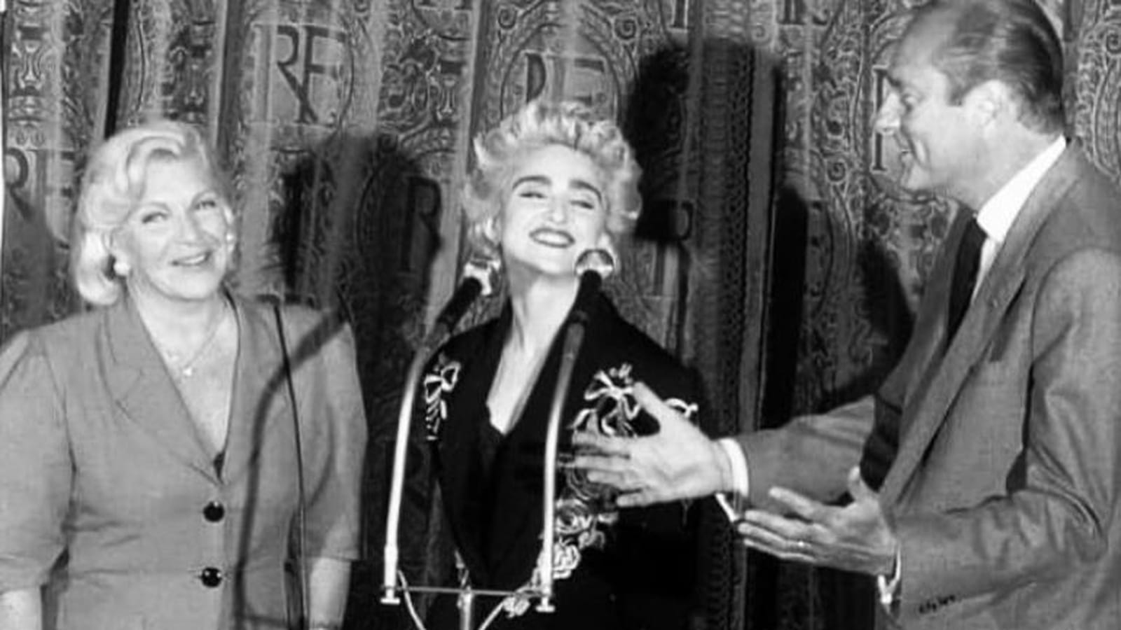 Line Renaud, Madonna et Jacques Chirac