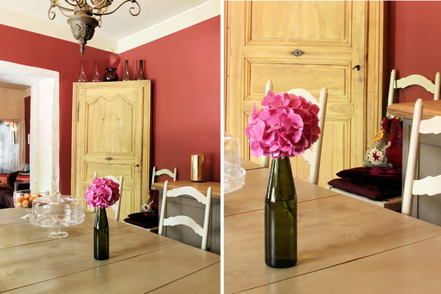 Une bouteille de vin