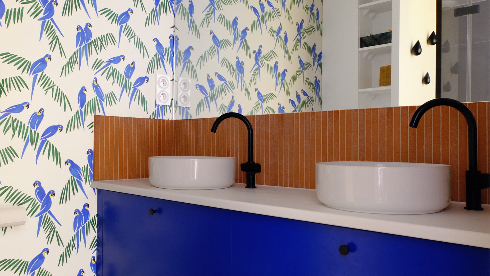 Salle de bains après