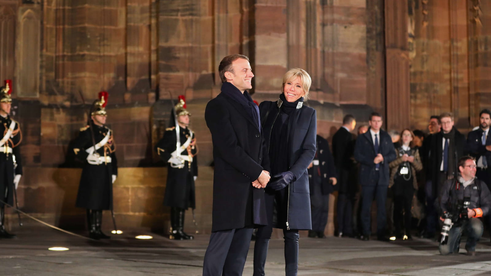Emmanuel et Brigitte Macron
