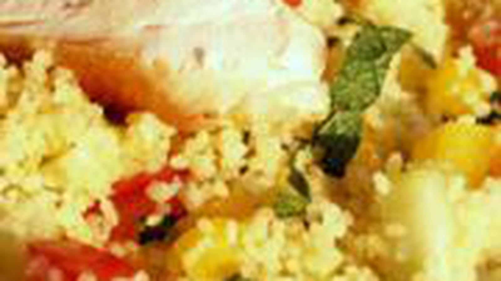 Taboulé au poulet, concombre et menthe