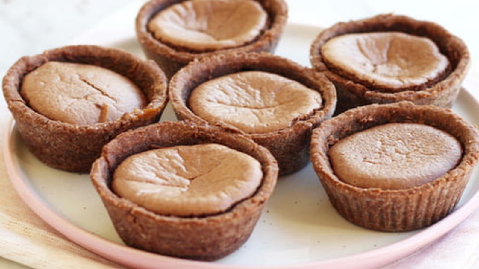 Tartelette au chocolat façon cheesecake