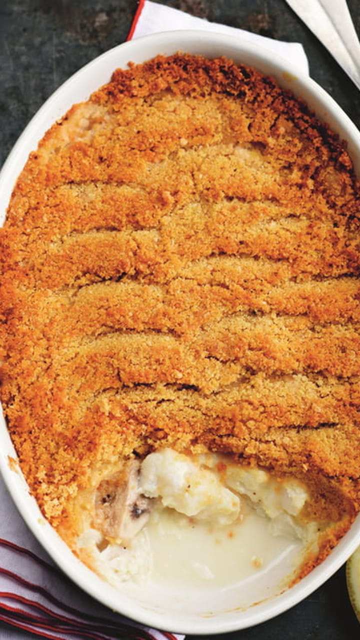 Crumble De Cabillaud Au Citron Et Au Parmesan