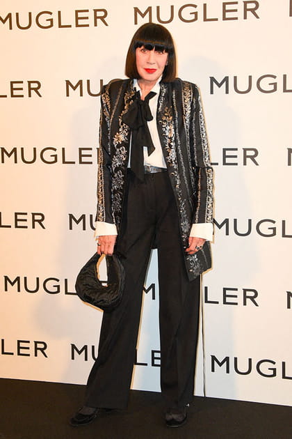 Chantal Thomass &agrave; la soir&eacute;e d'inauguration de l'exposition Thierry Mugler, Couturissime