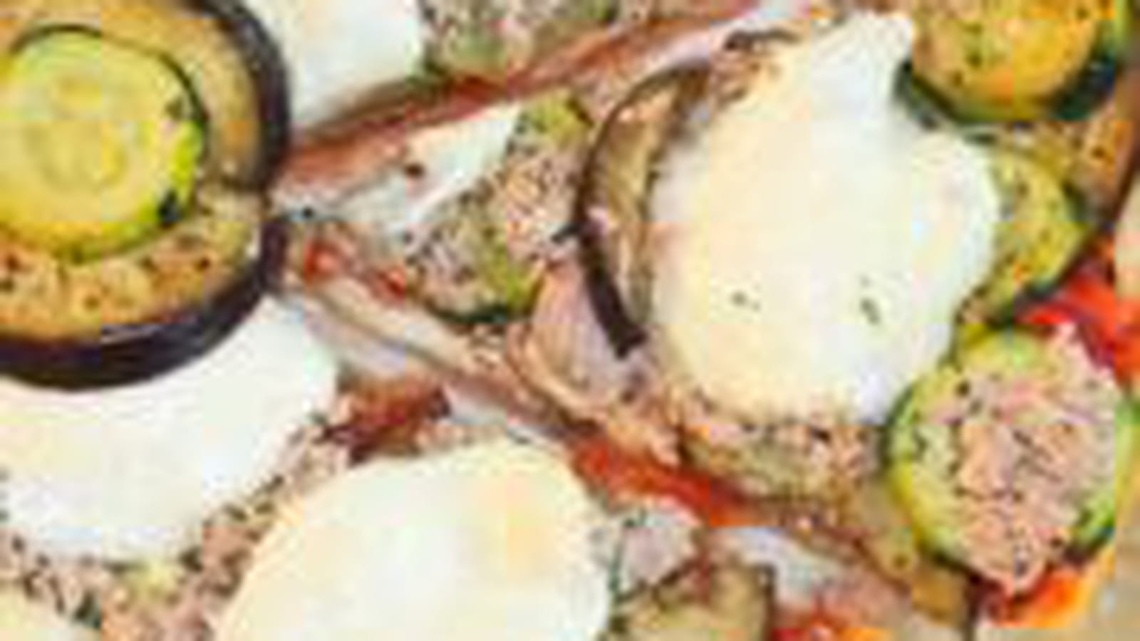 Pizza légumes thon et mozzarella