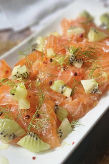 Gravlax de saumon au kiwi : Etape 3