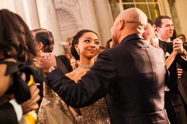 Juliet James Gordy danse avec son père Kerry Gordy