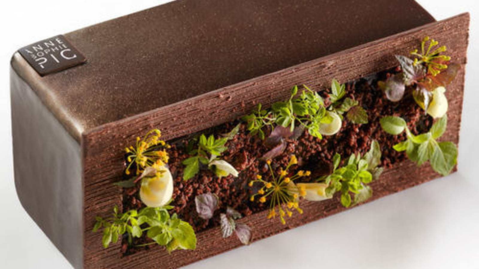 La bûche fait le mur Anne-Sophie Pic