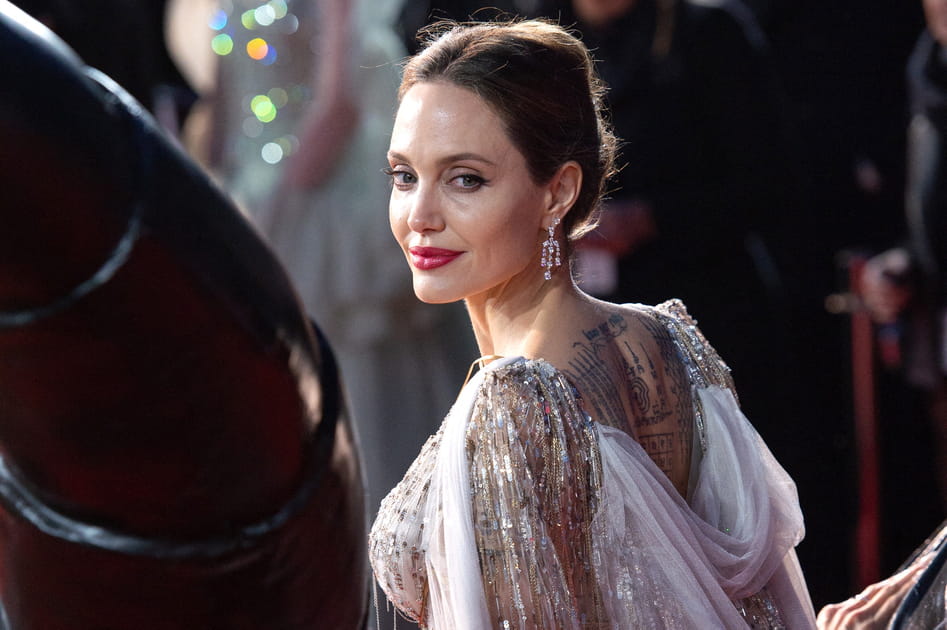 La coiffure ang&eacute;lique d'Ang&eacute;lina Jolie