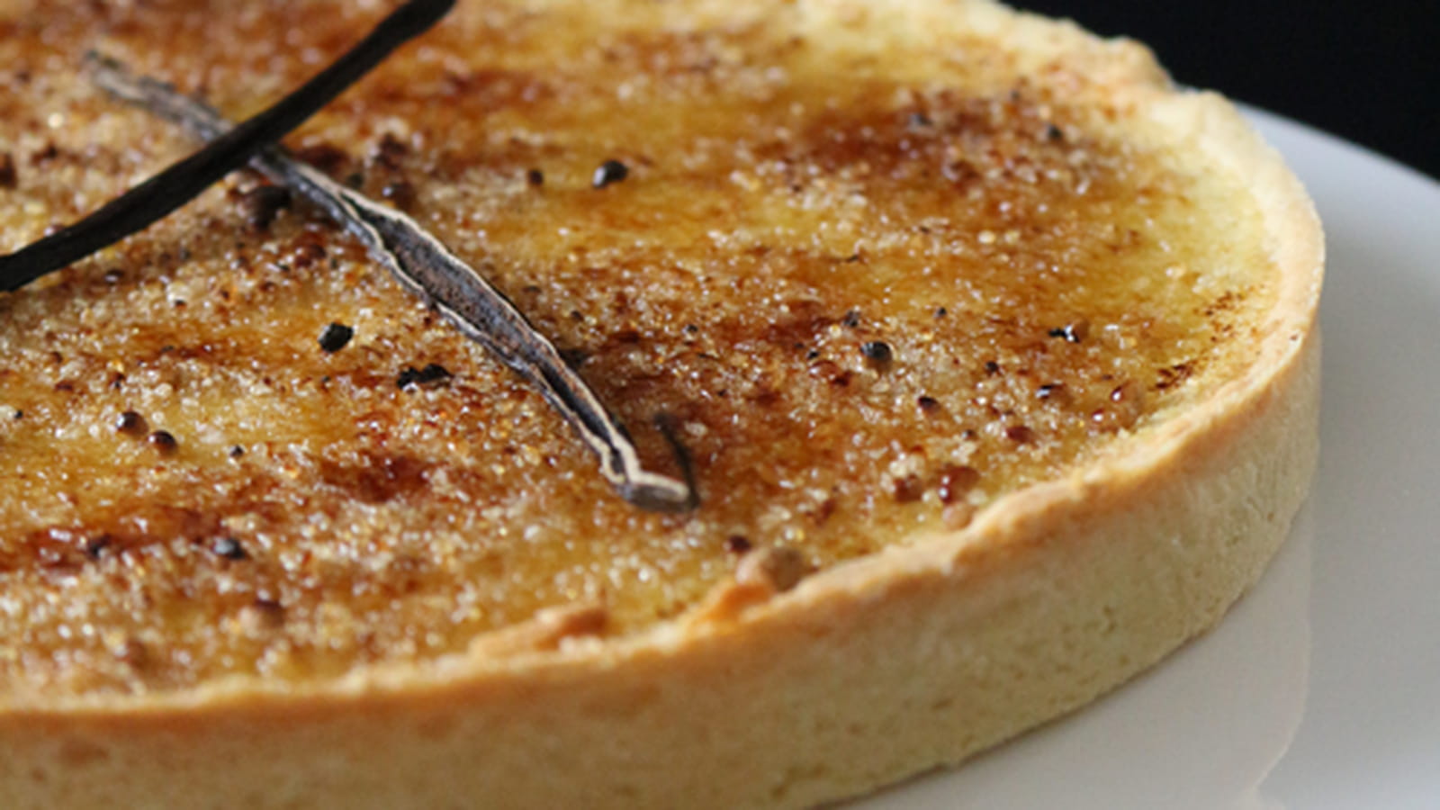 Tarte à la crème brûlee