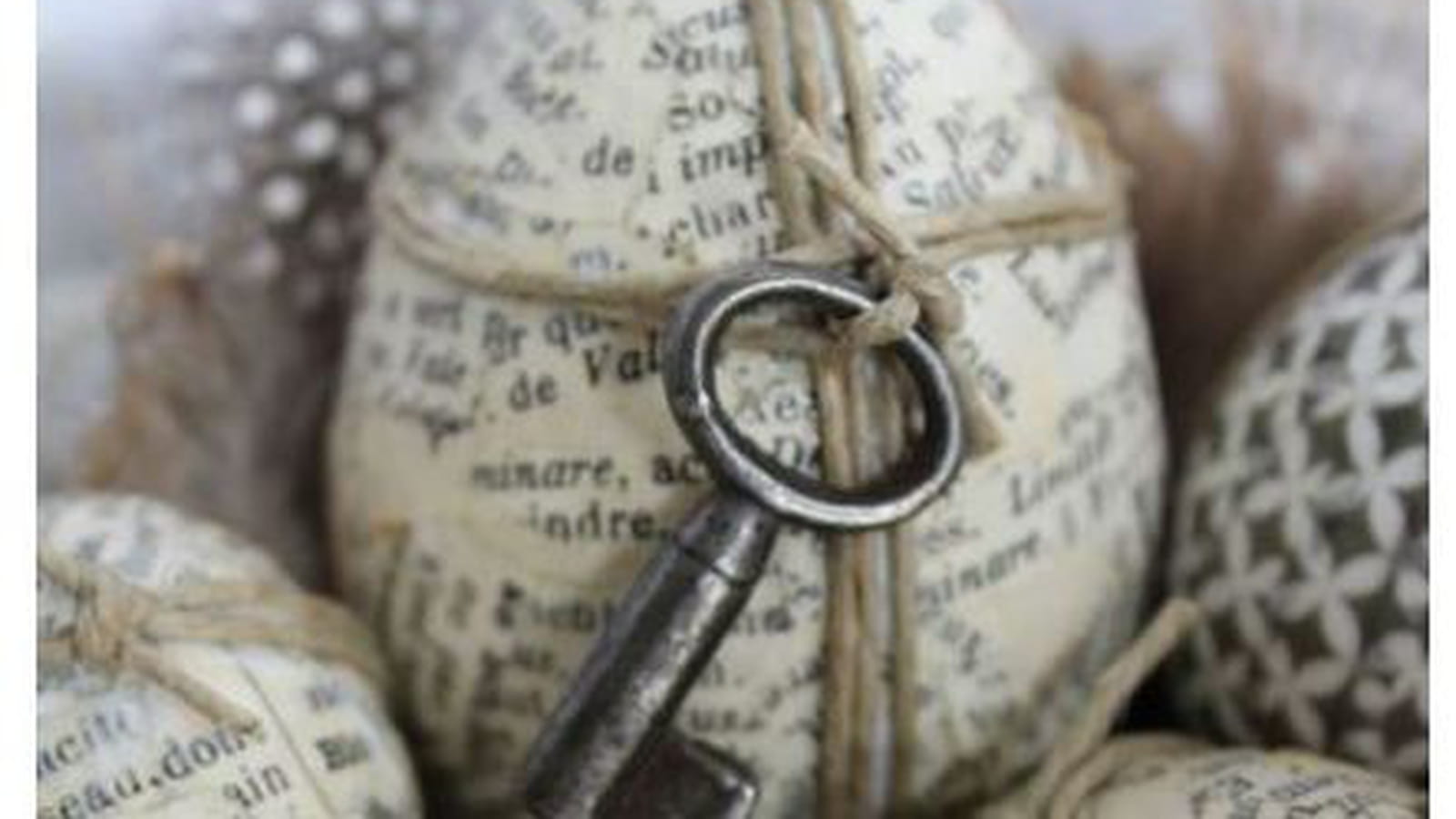 Oeufs papier journal