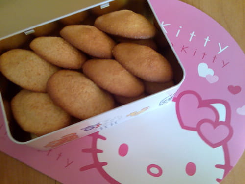 Madeleines au fromage blanc et à la poudre d'amande