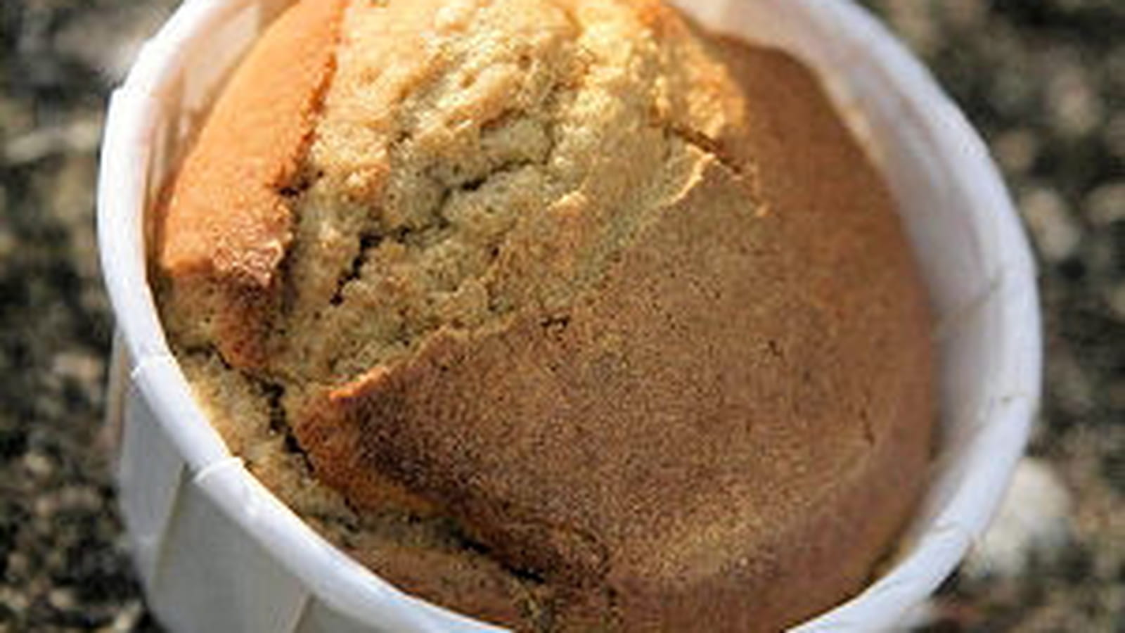 Muffins dorés à la châtaigne