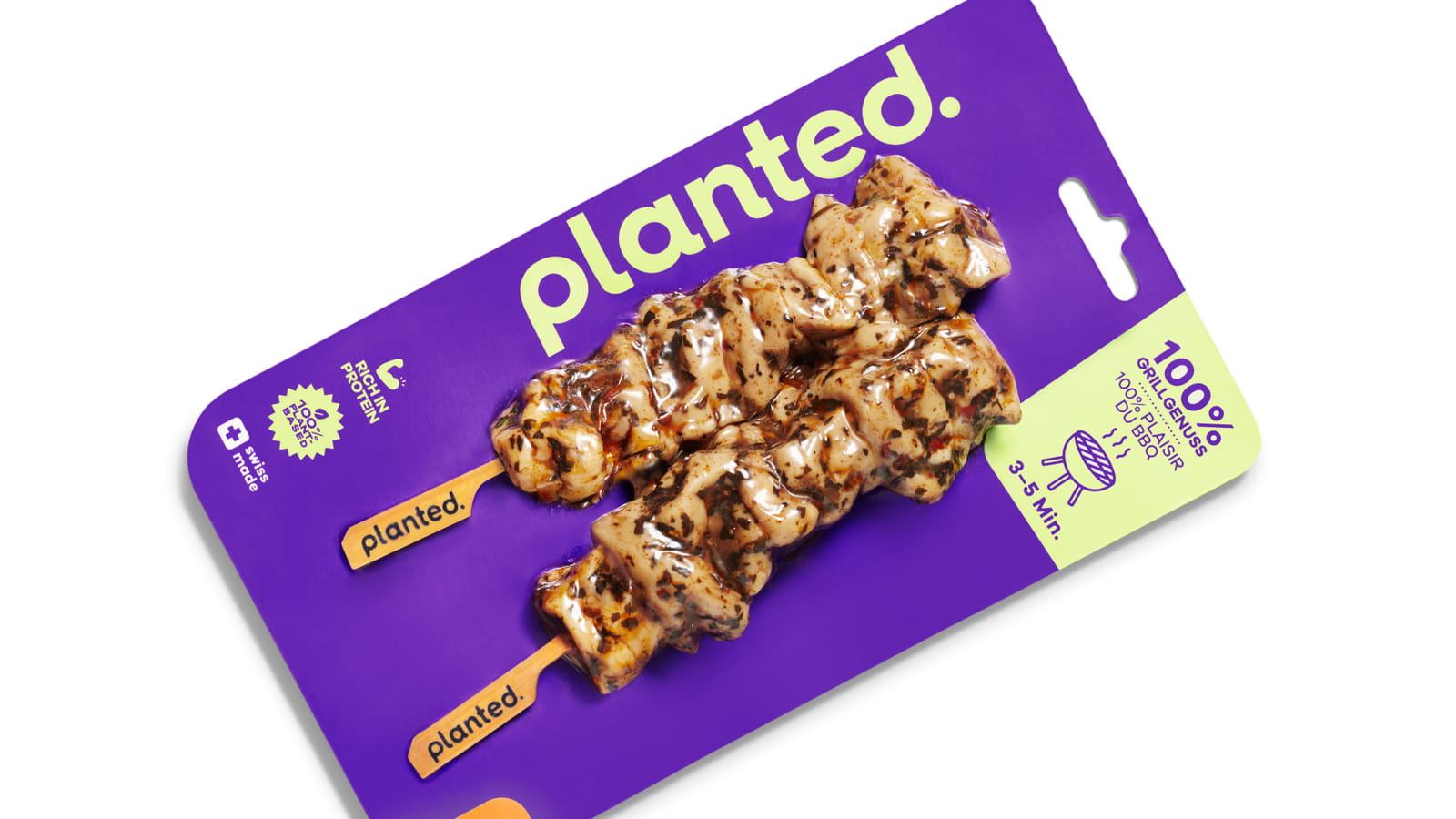 Les brochettes végétales à faire griller au barbecue de Planted