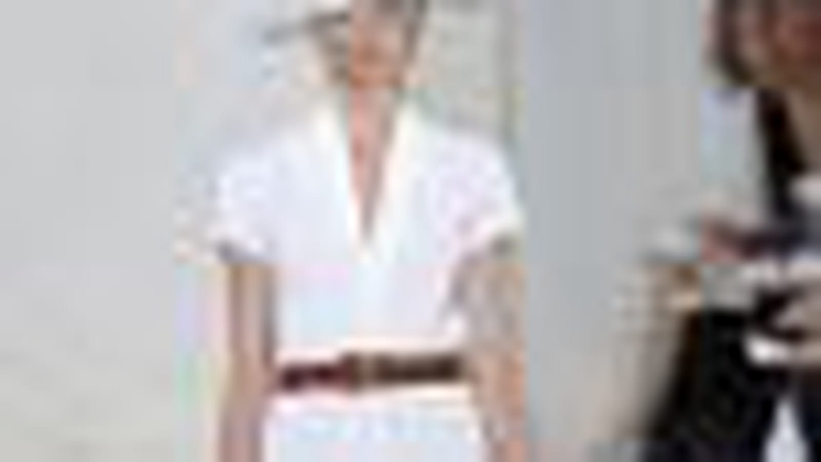 Robe blanche de Ralph Lauren