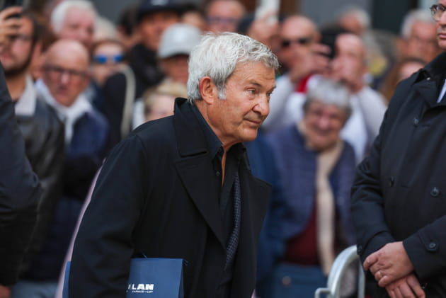 Martin Lamotte, aux obsèques de Michel Blanc