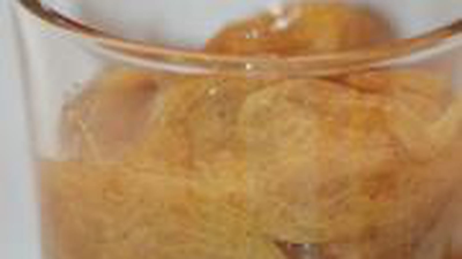 Compote rhubarbe raisins secs
