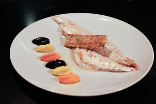 Dorade en croûte de pain aux algues