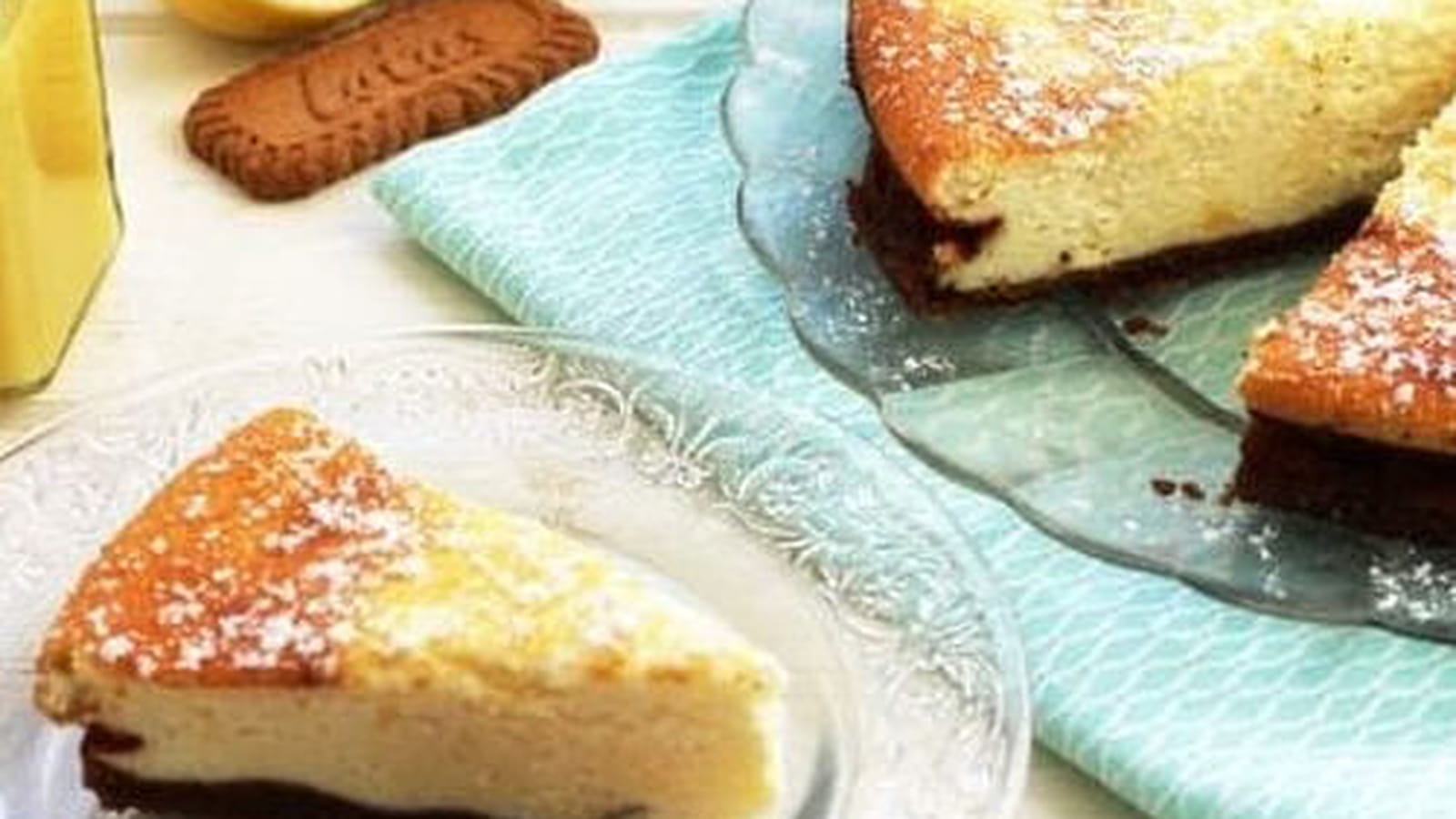 Gâteau au fromage blanc, spéculoos et citron