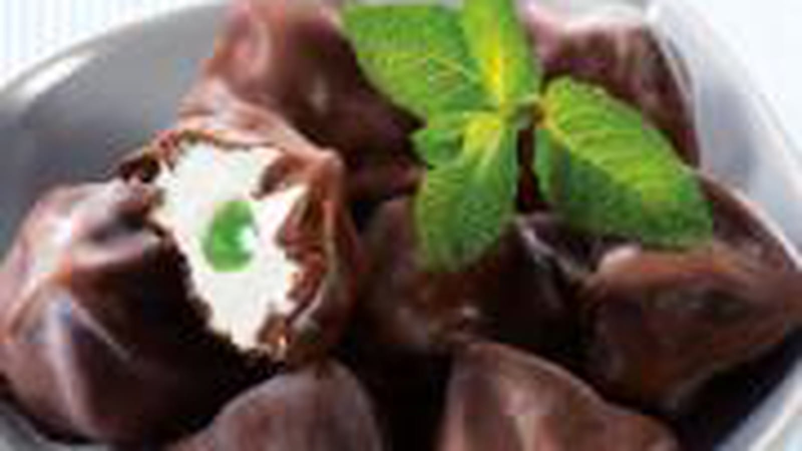 Rochers menthe-chocolat de Thiriet