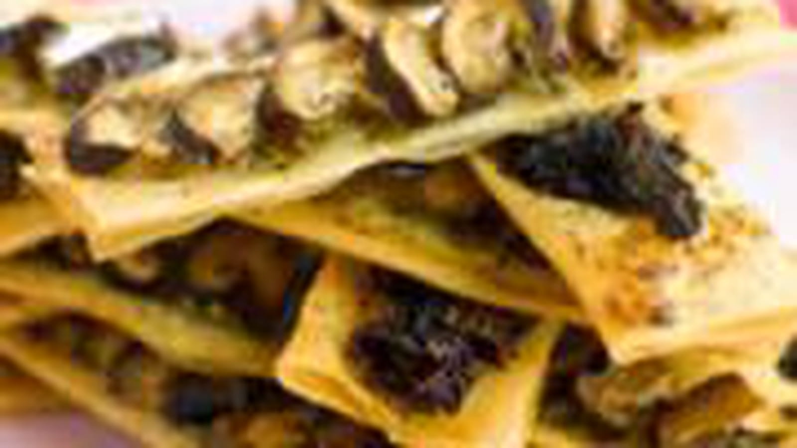 Tarte filo aux champignons