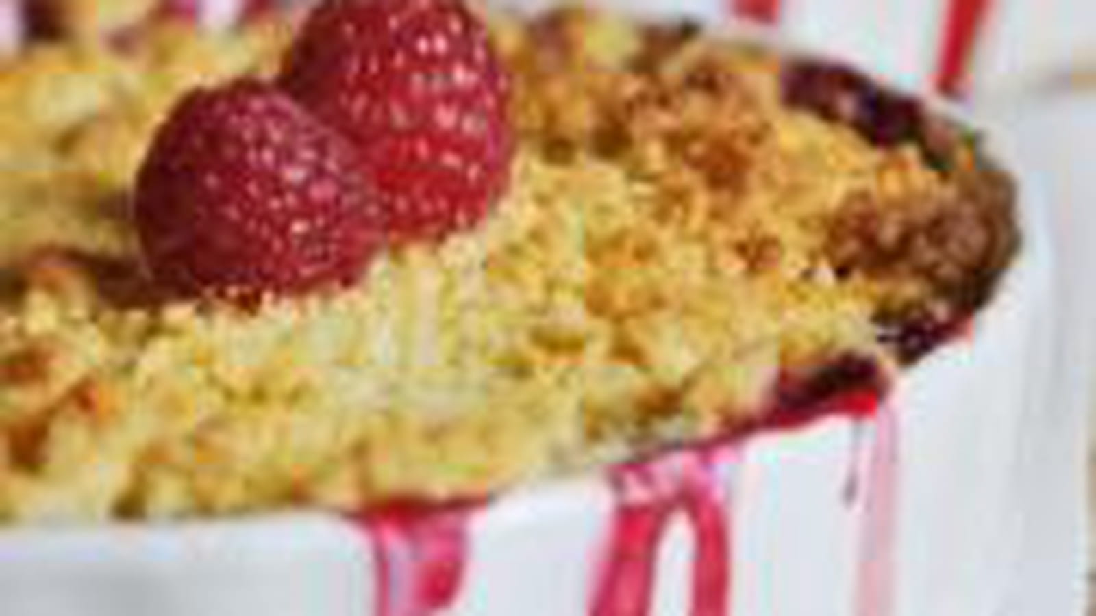 Crumbles framboises