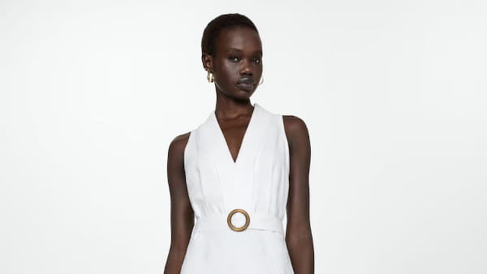 Robe blanche Mango 