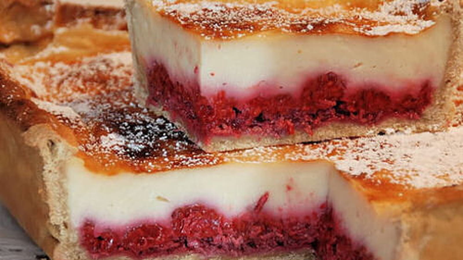 Flan pâtissier noix de coco et framboises