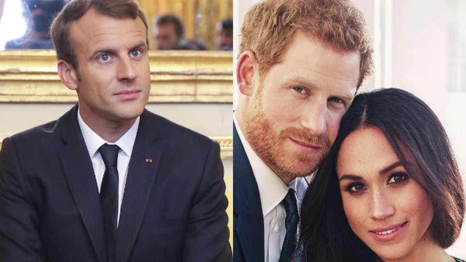 Emmanuel Macron et Meghan et Harry