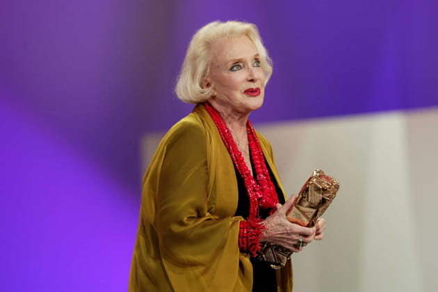 Micheline Presle durant la 29e C&eacute;r&eacute;monie des C&eacute;sar, en 2004