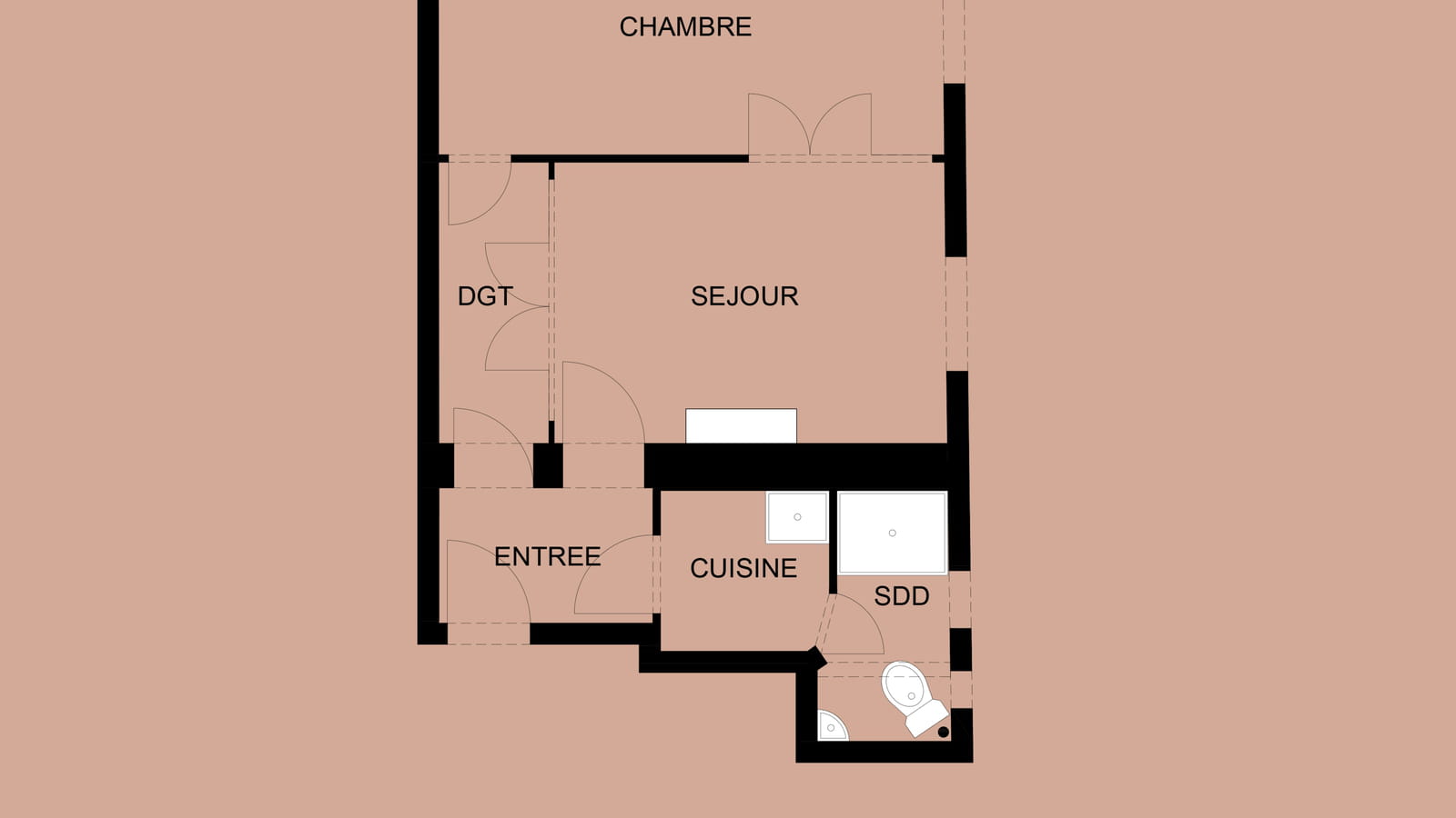 Plan existant 