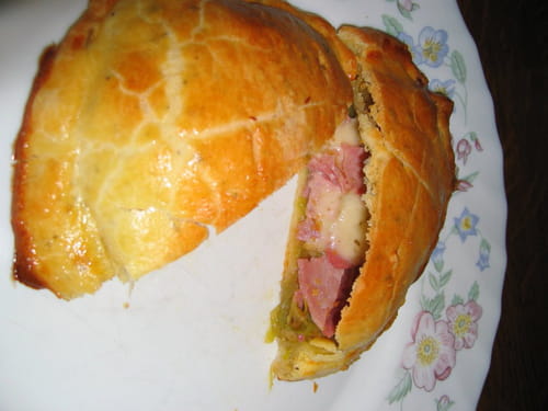 Chaussons jambon-poireau