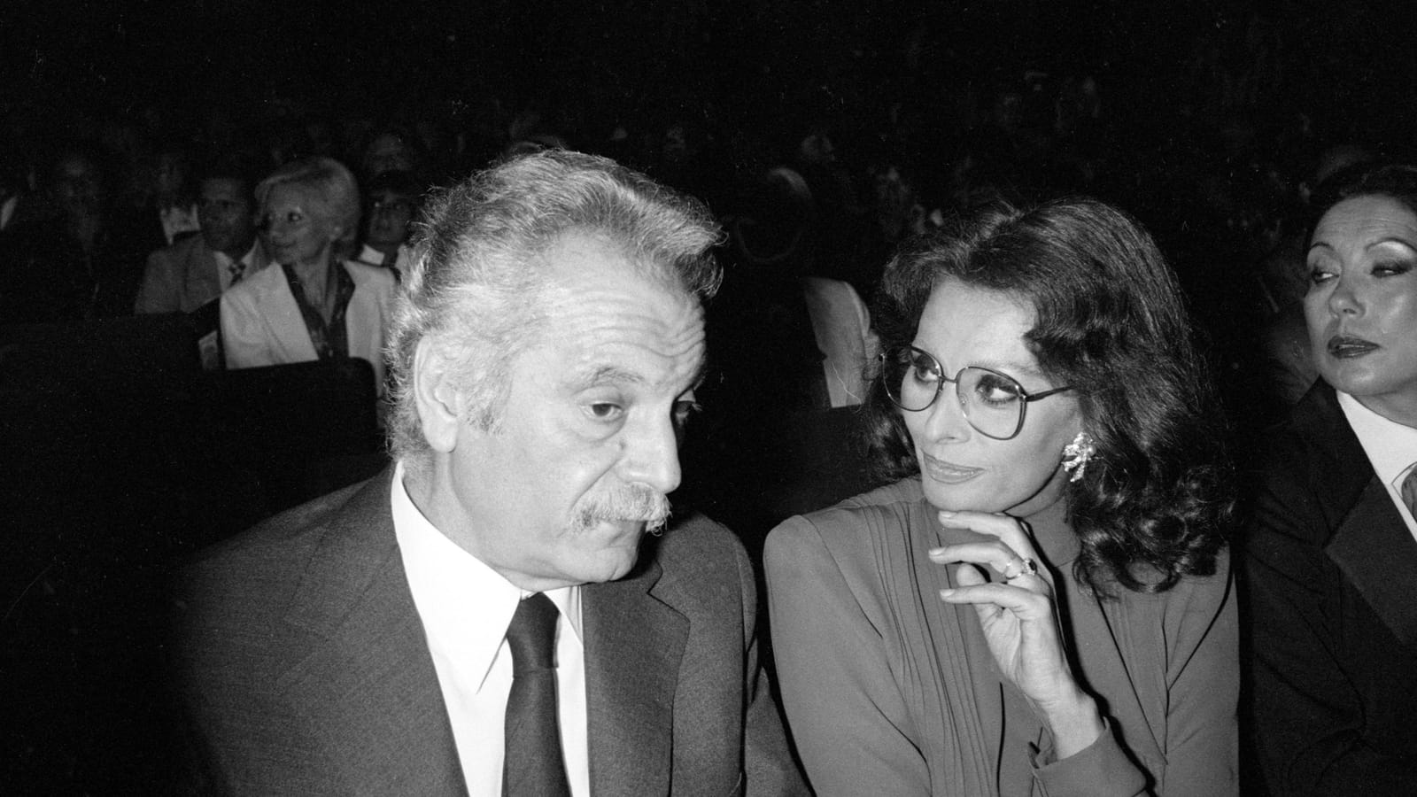 Georges Brassens et Sophia Loren 