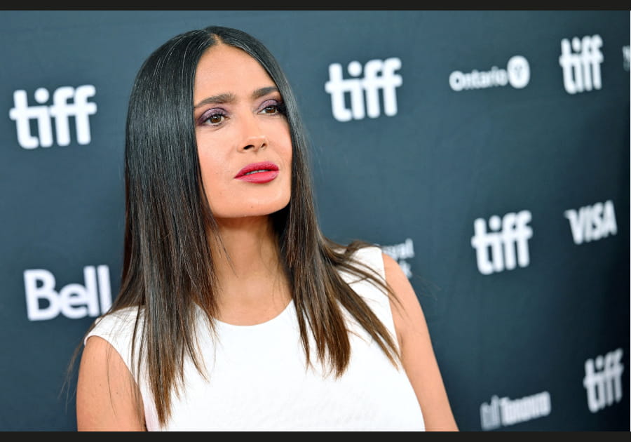 Top&nbsp;: les cheveux ultra lisses de Salma Hayek