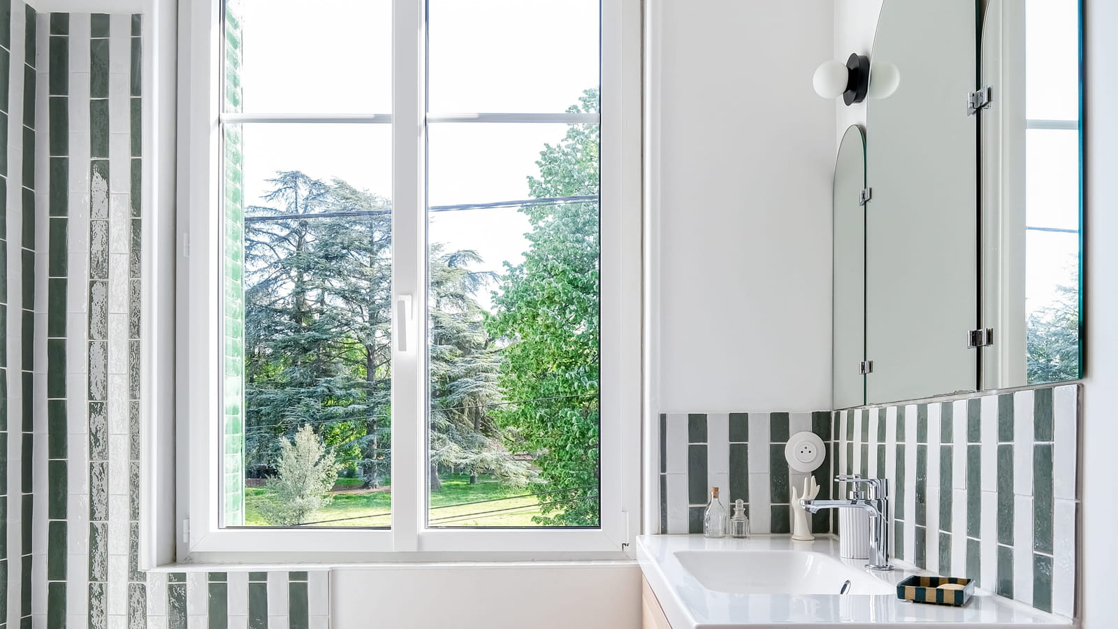 Salle d'eau après