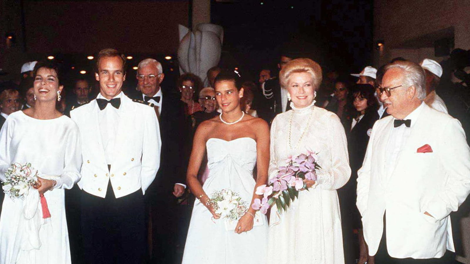 Caroline de Monaco, Albert de Monaco, Stéphanie de Monaco, Grace Kelly et Rainier III