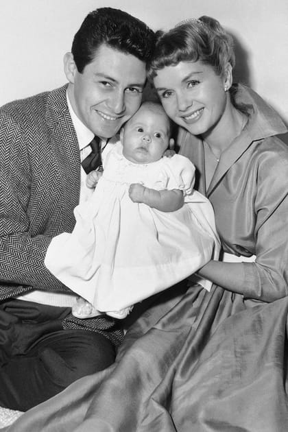 Debbie Reynolds et Eddie Fisher, jeunes parents