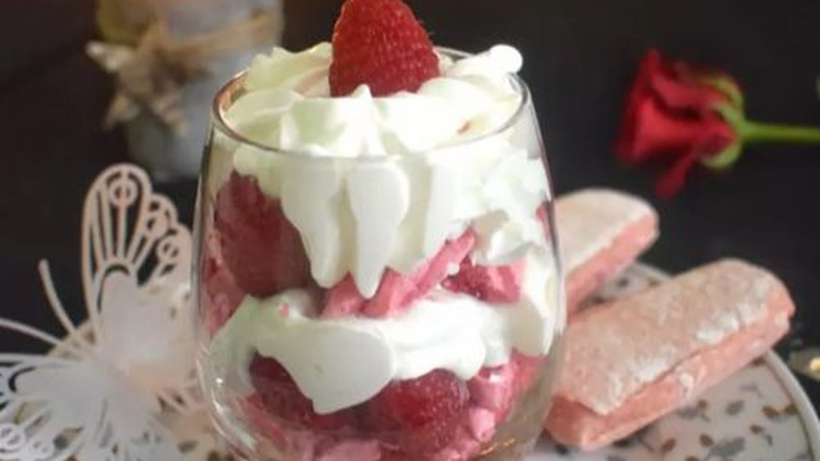 Comme une pavlova aux framboises